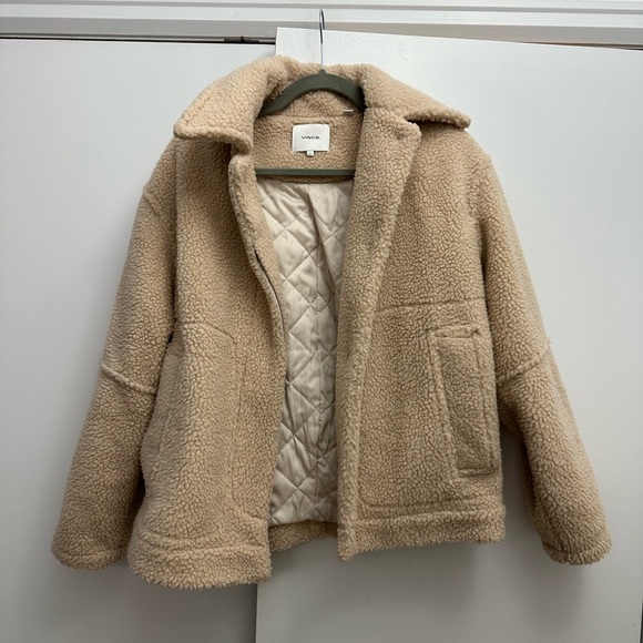 Vince Faux Sherpa Jacket - size small - Picture 4 of 7